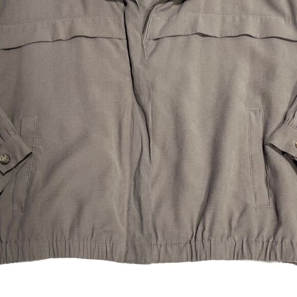 Nine West Grey Utility Bomber Jacket Large - Picture 5 of 9